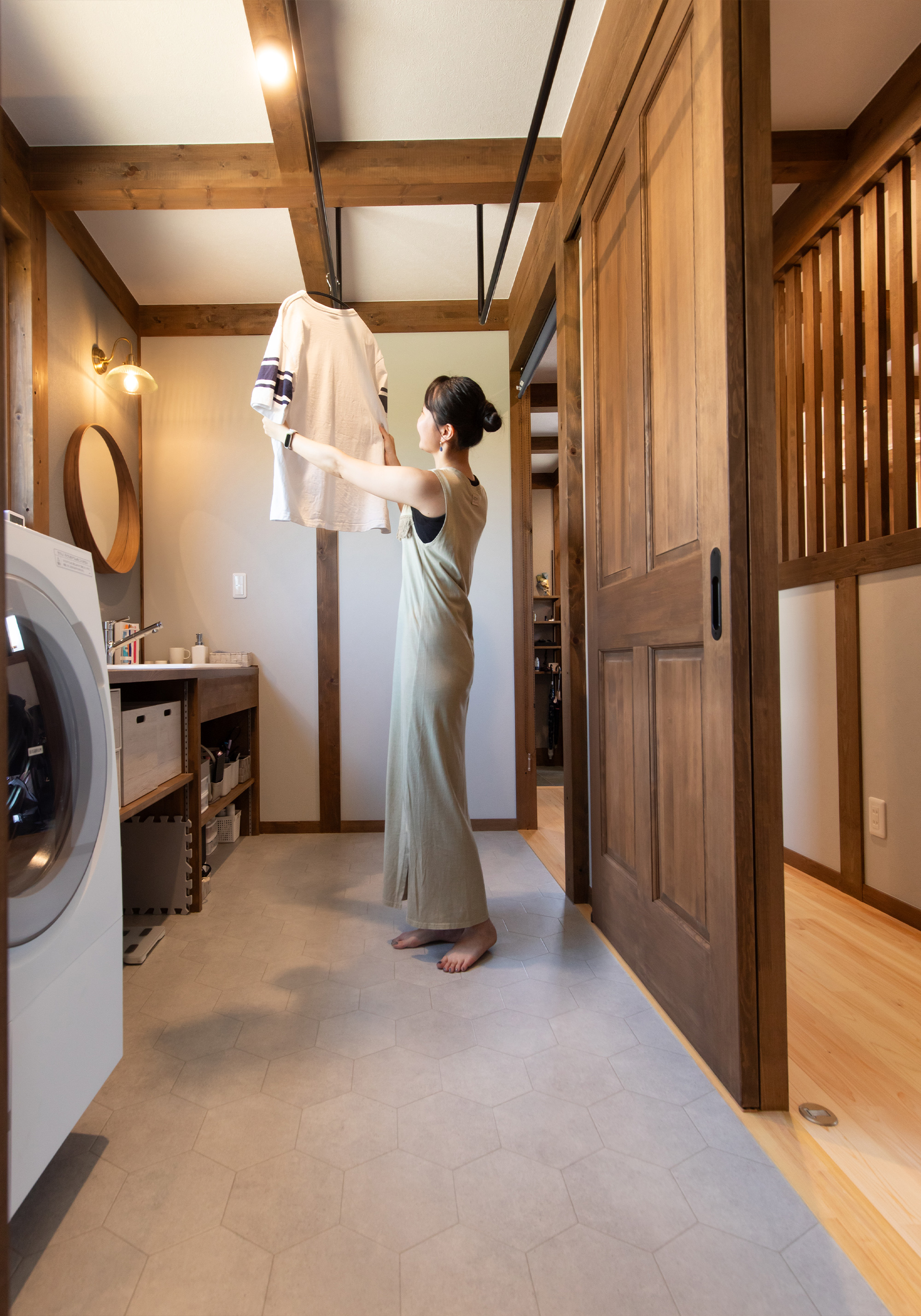 動きやすさの中に、遊び心を仕込んだ家