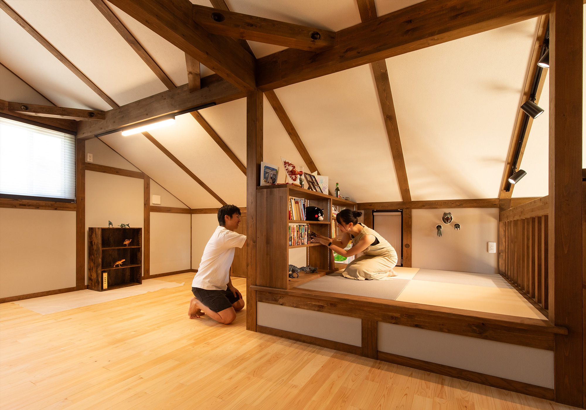 動きやすさの中に、遊び心を仕込んだ家